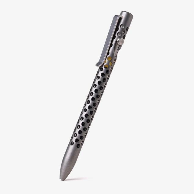 Skeletonized Titanium Bolt Action Pen
