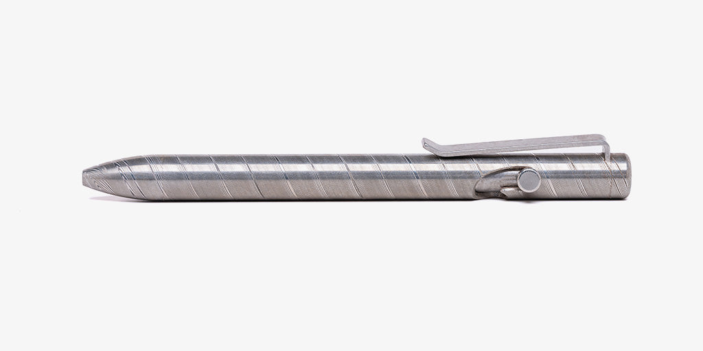 Full Damasteel Bolt Action Pen