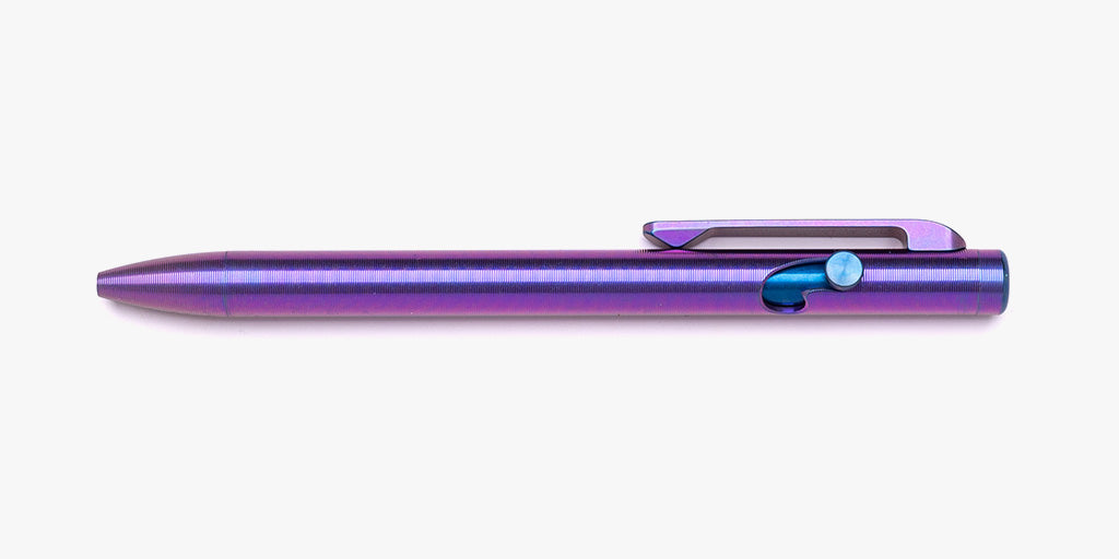 Dual Tone Ano Slim Bolt Action Pen